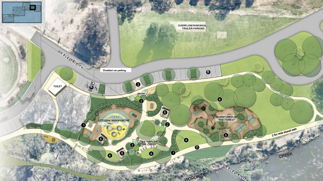 Architectural drawing of proposed redevelopment